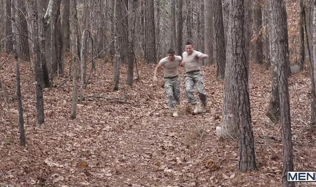 Fuck The Sergeant - Damien Kyle and Tanner Tatum Otter fuck