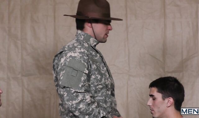 Fuck The Sergeant - Damien Kyle and Tanner Tatum Otter fuck