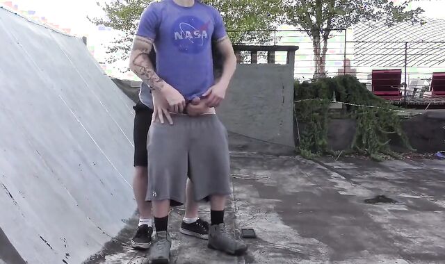 devouring & tearing up On A NYC Rooftop