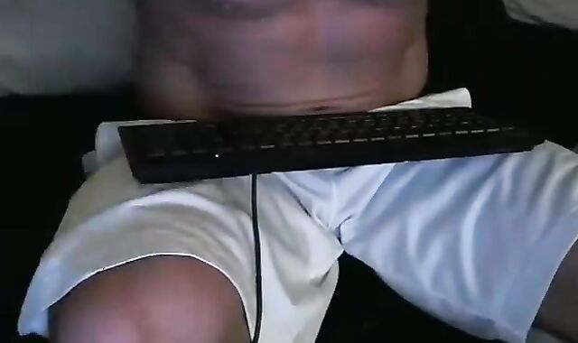 Gay-for-pay Bodybuilder hook-up device & Smartphone Orgy