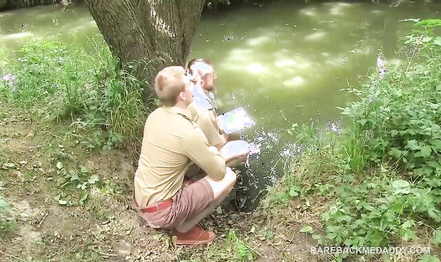 In uniform finds irresistible rock-hard nailining