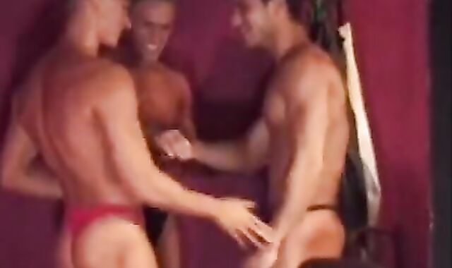 3 boyz Having fun On NightClub