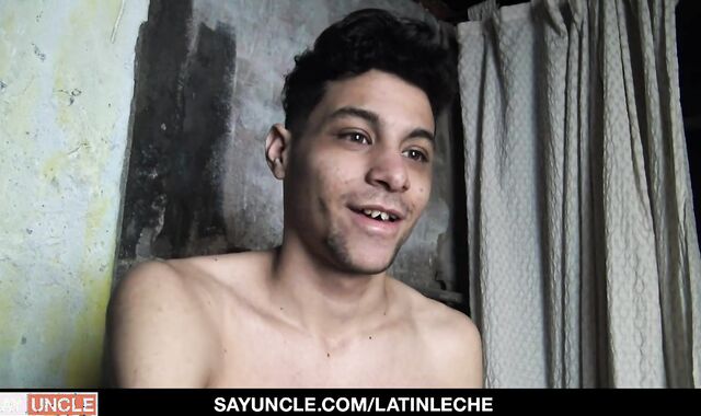 inexperienced Latino Fellates yam-sized Uncircumcised ramrod