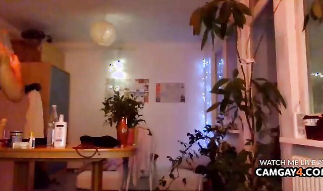 2 teenagers Rubbing Each Other In Live