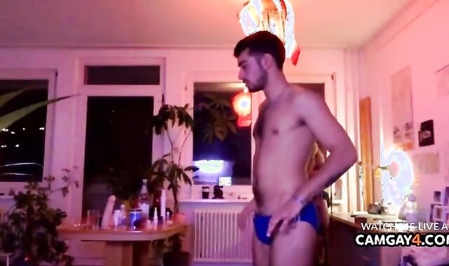 2 teenagers Rubbing Each Other In Live