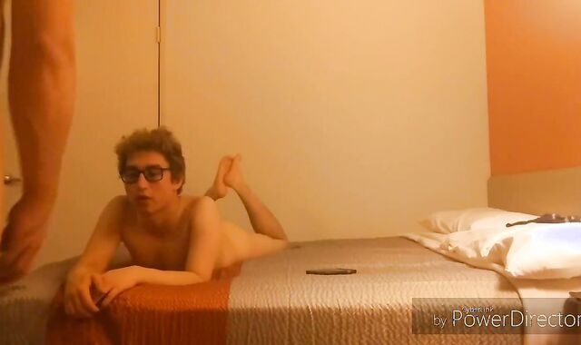 Geek twink Joshua & father Part two