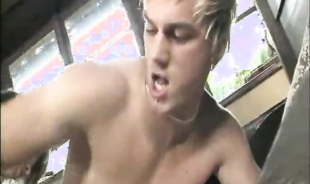 Blonde Guy Pucker Penetrated