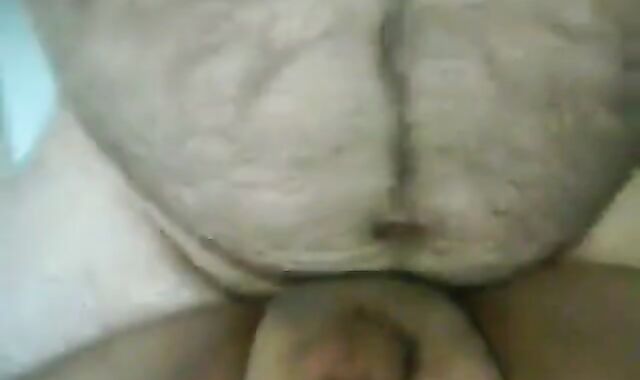 Hairy Daddy Barebacks his Boy