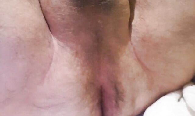 Hairy Bear Jerks Off in a Hotel Room and Cums Hard