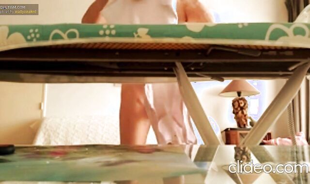 I iron naked like usual