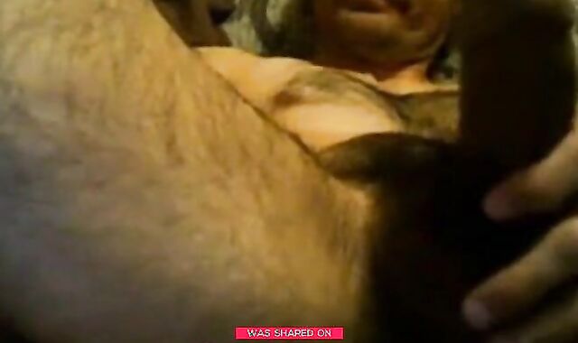 Uncut Latino Plays with His Big Dick and Cums Inside His Foreskin 2