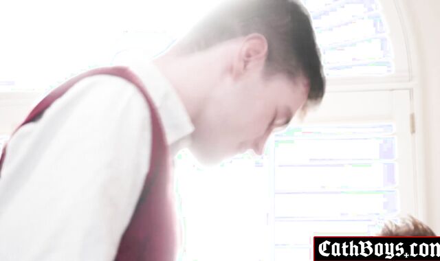 Altar Boy Raw Fuck in Church