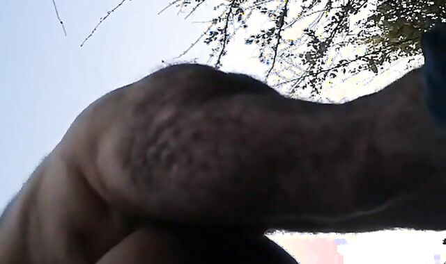 Papás maduros cogiendo al aire libre 2