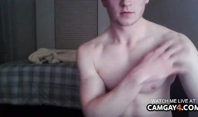 Teenage With A fat stiffy Stroking In cam