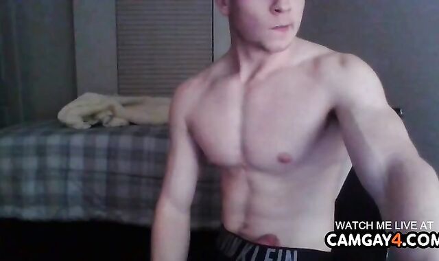 Teenage With A fat stiffy Stroking In cam