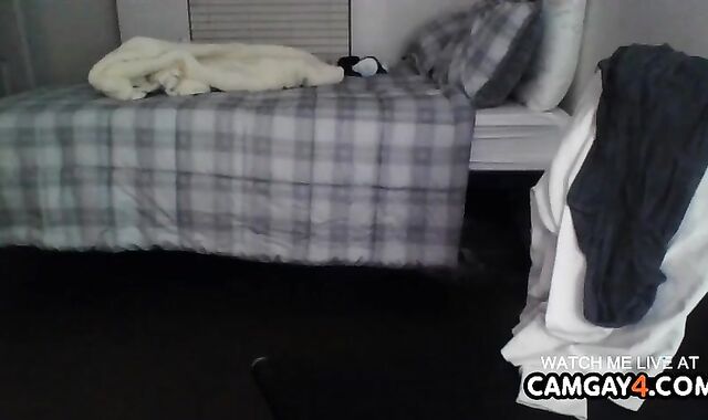 Teenage With A fat stiffy Stroking In cam