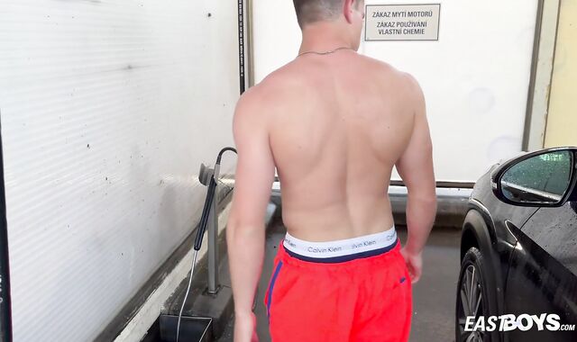 EastBoys.com: Muscle gay-for-pay boy receives stiff bang-out