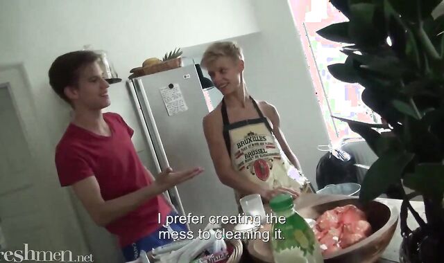 Gorgeous Blonde Boy Getting Fucked By His Friends