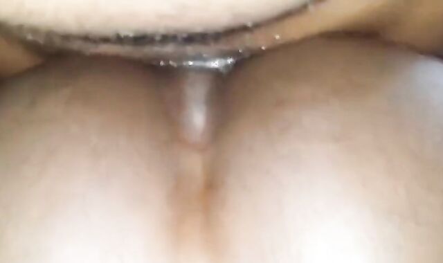 Black Bareback Amateur Cums on Big Cock