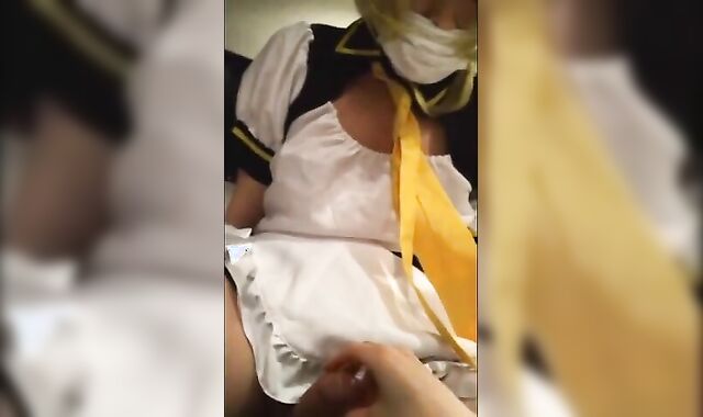 Asian Crossdresser Rides Cock and Cums Hard 2
