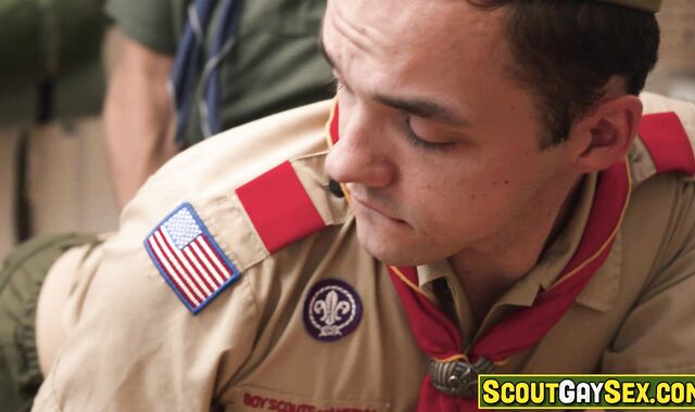 Eeeek!! Scout boy squeals like a pig!
