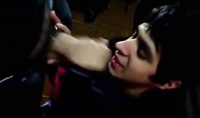 Twink's Webcam Blowjob and Facial 2