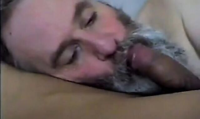 Bearded Daddy Sucks and Swallows 3