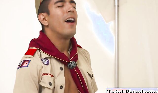 Scout Uniform Boys Get Hot and Heavy in Tent