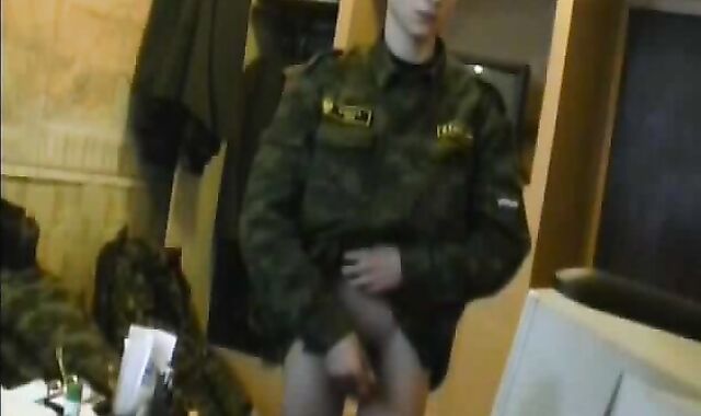 Russian Soldiers Jerkoff