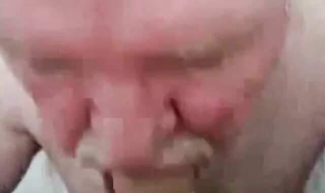 Amateur Daddy Bear Sucks Cock 2