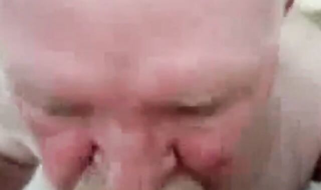 Amateur Daddy Bear Sucks Cock 2