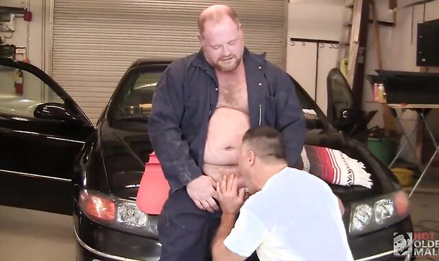 Mr Mechanic At A Garage