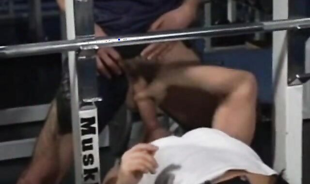 Latinos Threesome bang In Gym