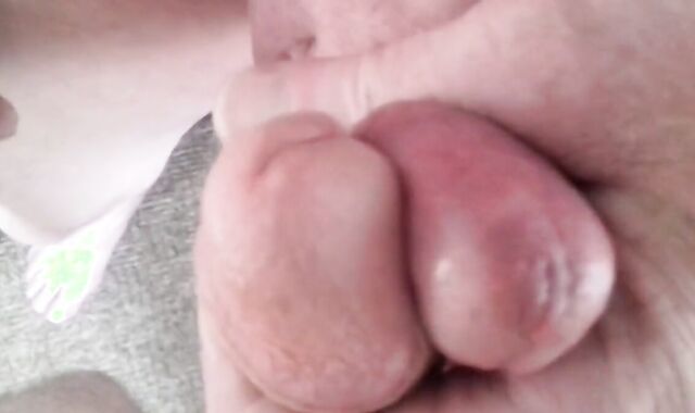 Big-cock buddies stroking together