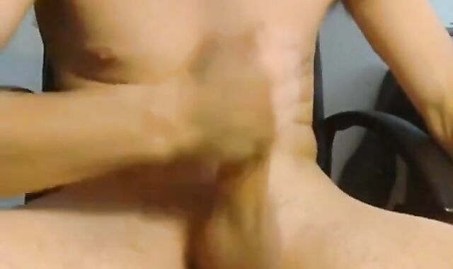 Uncut Twink Self-Sucks His Big Cock