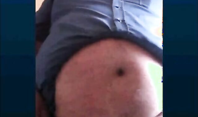 Fat Turkish Grandpa Strokes His Cock 2