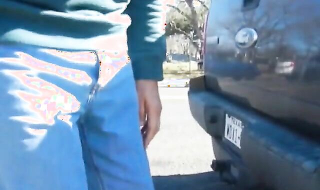 Big-Cock Daddy Stroking Outdoors 2