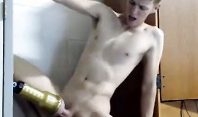 Big Cock Guy's Solo Sex Toy Session 2