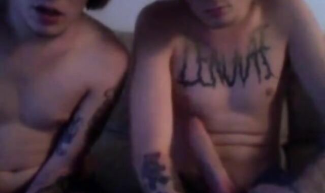 Twink Twins Masturbating on Webcam 2