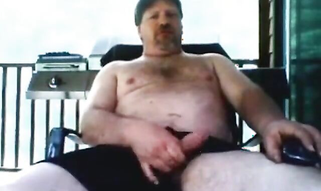 Beefy Daddy Strokes and Shoots 3