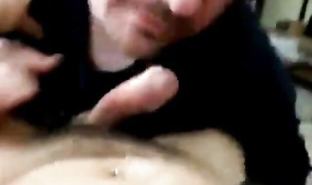Sucking and Swallowing Amateur Man's Cock