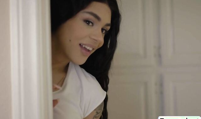 Swapping place with stepbros TS girlfriend