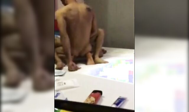 Older Japanese Gay Man Barebacks Twink