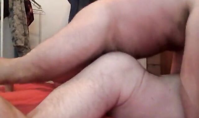 Fat Amateur Bear Loves Cock in His Hole 2