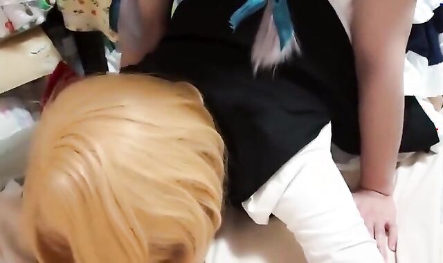 Cosplay Anal Fun with Asian Amateur Crossdresser 2