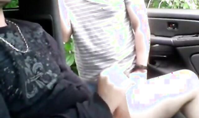 Interracial Outdoor Suck Off at the Rest Stop 3