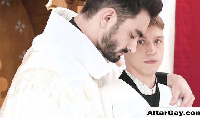 Priest Patrick fucks my ass for the firstime