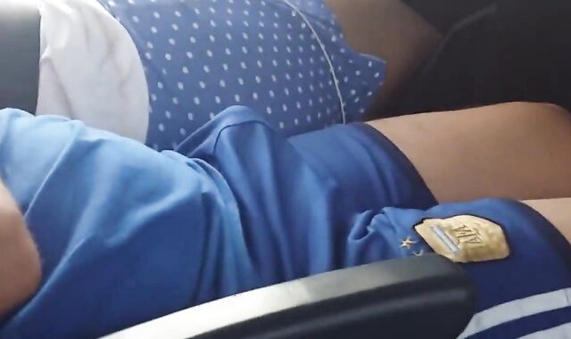 Big-Cock Daddy's Bulge on the Bus 2