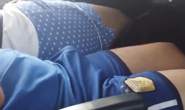 Big-Cock Daddy's Bulge on the Bus 2