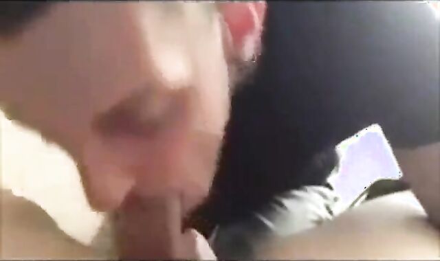 Swallowing My Neighbor's Load - Gay Blowjob Video